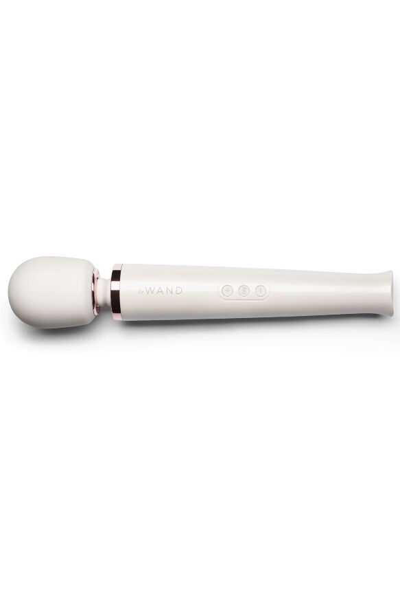 Вибратор микрофон Le Wand RECHARGEABLE MASSAGER, жемчужно-белый