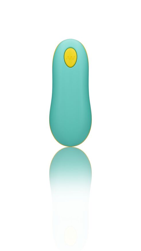 Виброяйцо для точки G с пультом управления Romp Cello Light Teal, водонепроницаемое