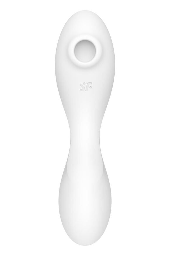 Вакуумный смарт-стимулятор с вибрацией Satisfyer Curvy Trinity 5 (White) (мятая упаковка!!!)
