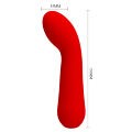 Вибромассажер для стимуляции точки G Pretty Love - Faun Red, BI-014724-2