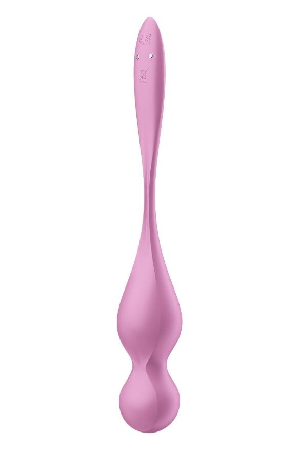 Смарт-шарики Кегеля Satisfyer Love Birds 1 с вибрацией, розовые