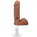 Фалоімітатор Doc Johnson The Realistic Cock ULTRASKYN - 6 Inch with Balls Caramel