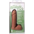 Фалоімітатор Doc Johnson The Realistic Cock ULTRASKYN - 6 Inch with Balls Caramel