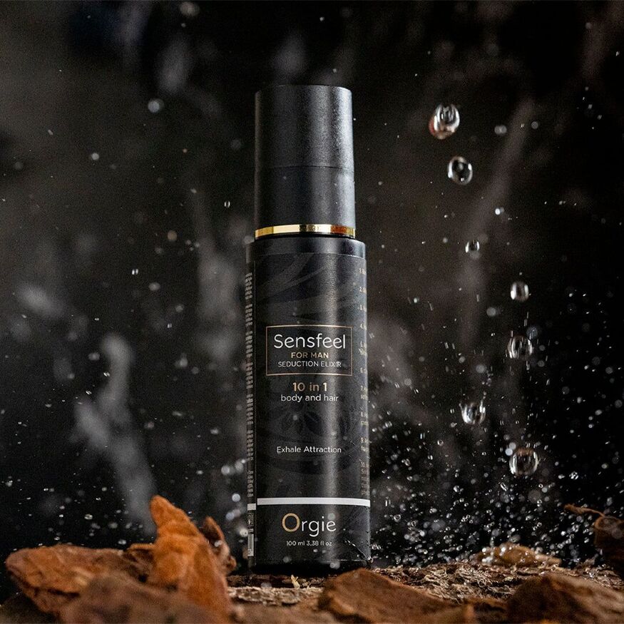 Лосьйон з феромонами для тіла та волосся Orgie  -  Sensfeel Seduction Elixir 10 in 1 for Man (100 мл)
