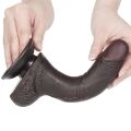 Фаллоимитатор с подвижной кожей - Sliding-Skin Dual Layer Dong 7.5" Black