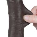 Фаллоимитатор с подвижной кожей - Sliding-Skin Dual Layer Dong 7.5" Black