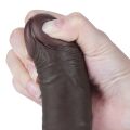 Фаллоимитатор с подвижной кожей - Sliding-Skin Dual Layer Dong 7.5" Black