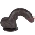 Фаллоимитатор с подвижной кожей - Sliding-Skin Dual Layer Dong 7.5" Black