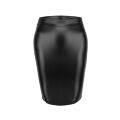 Юбка из искусственной кожи Noir Handmade F273 с молнией, черная, 4XL