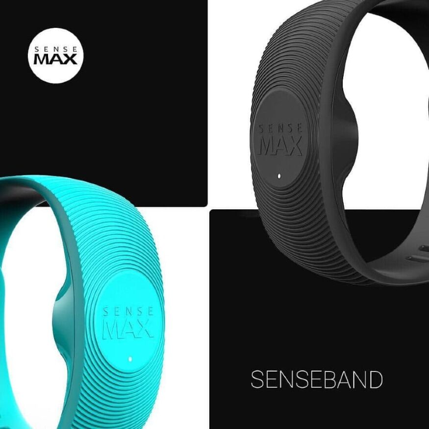 Інтерактивний браслет SENSEBAND до віртуальної системи SenseMax із Bluetooth чорний