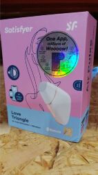 Вакуумный клиторальный стимулятор Satisfyer Love Triangle White (помятая упаковка)