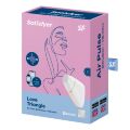 Вакуумный клиторальный стимулятор Satisfyer Love Triangle White (помятая упаковка)