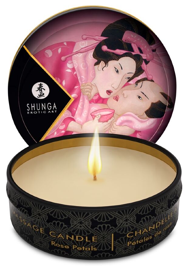Масажна свічка - Shunga Mini Candle Roses, 30 мл