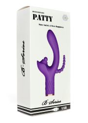 Вібратор потрійної дії - Patty, 7 Vibration Functions, 7 Ball Tapping, USB
