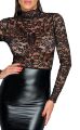 Сукня з мереживним топом Noir Handmade F228 Midi dress with soft lace top, XL, мокрий ефект