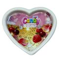 Массажная свеча с ароматом шампанского с клюквой Candy Cranberry Champagne в форме сердца, 70 мл