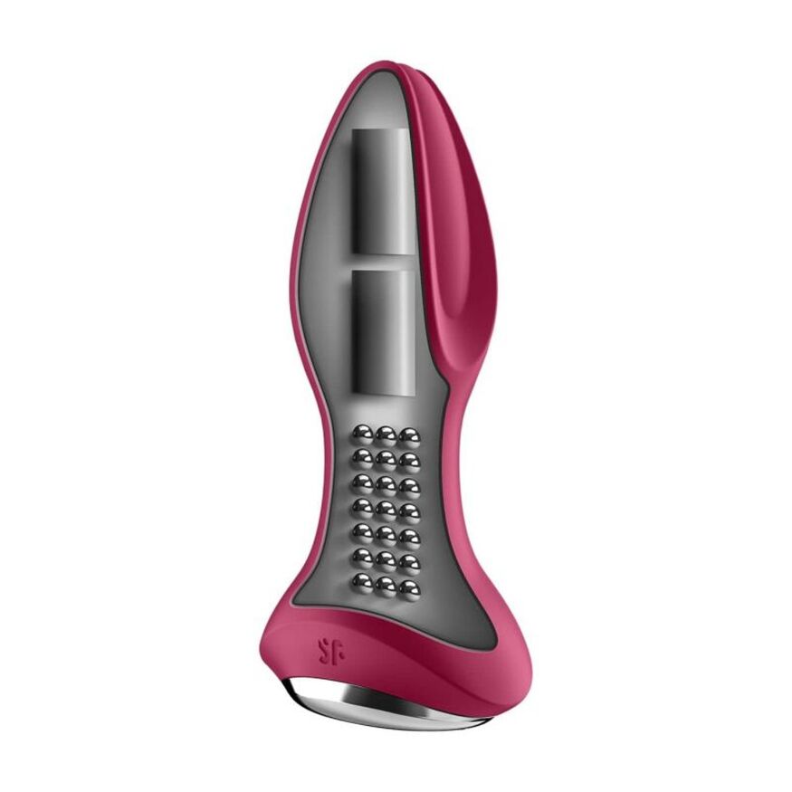 Анальная смарт-пробка с ротацией Satisfyer Rotator Plug 2+, бордовый