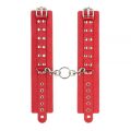 Наручники Leather Restraints Hand Cuffs Red