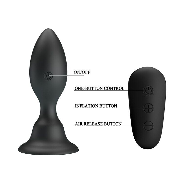 Анальный стимулятор с вибрацией MR PLAY - VIBRATING ANAL PLUG, BI-040076W-MR