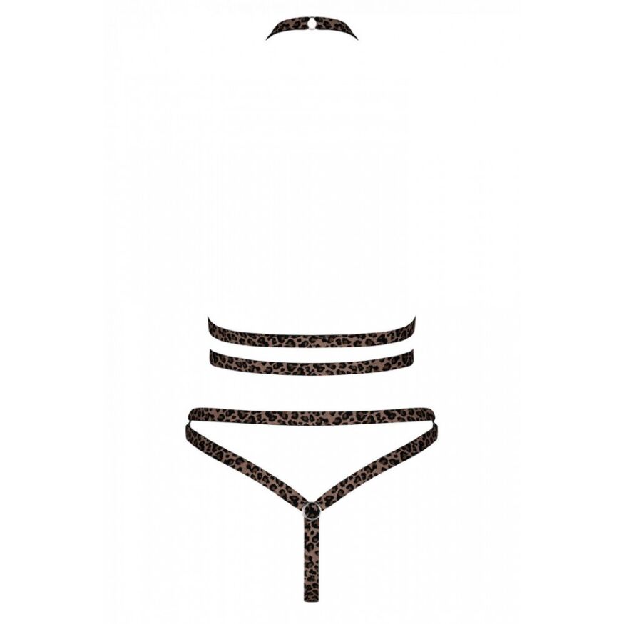 Комплект с леопардовым принтом Tigrita 2-pcs set brown S/M/L