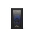 Эрекционное кольцо с вибрацией LELO Tor 3 Base Blue, управление со смартфона