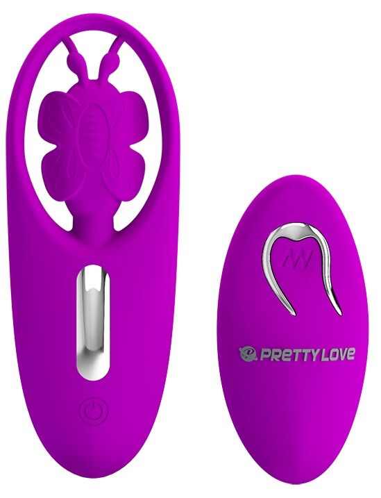 Вібро-стимулятор метелик з пультом дистанційного керування Pretty Love - Dancing Butterfly, BW-022070ZW