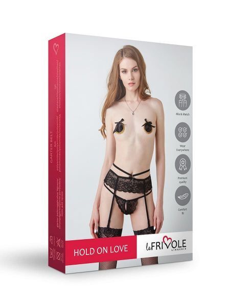 Пояса для чулок с полоской LeFrivole L/XL