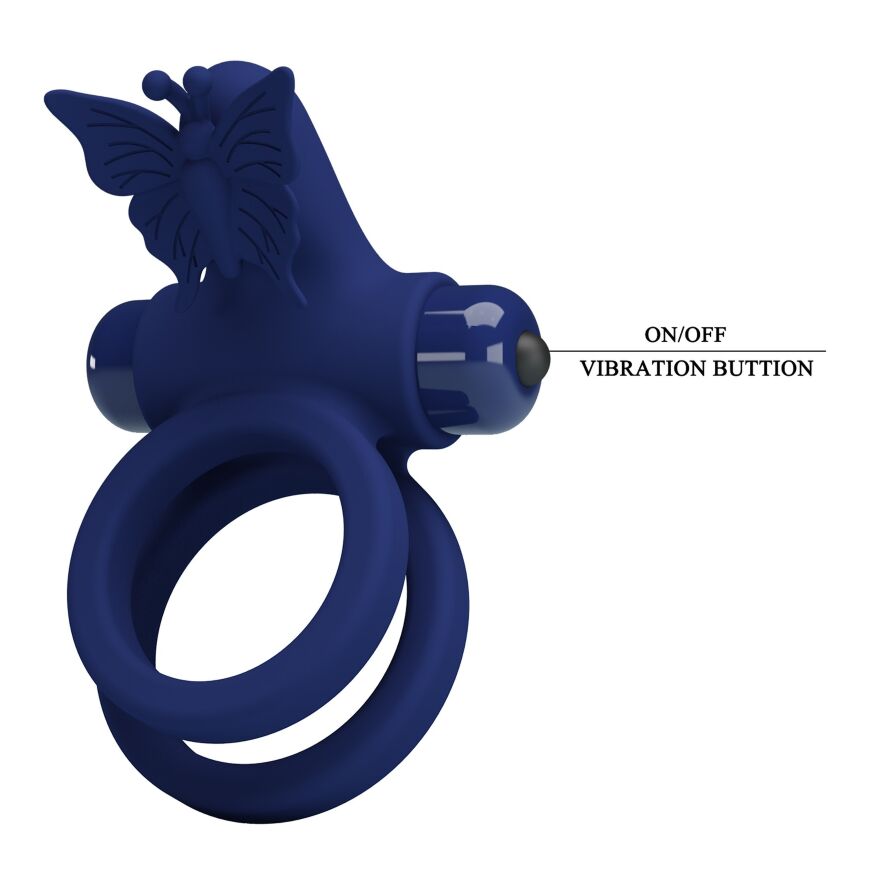 Кольцо эрекционное серии Pretty Love - Powerful ring, 10 vibration functions, BI-210296-3