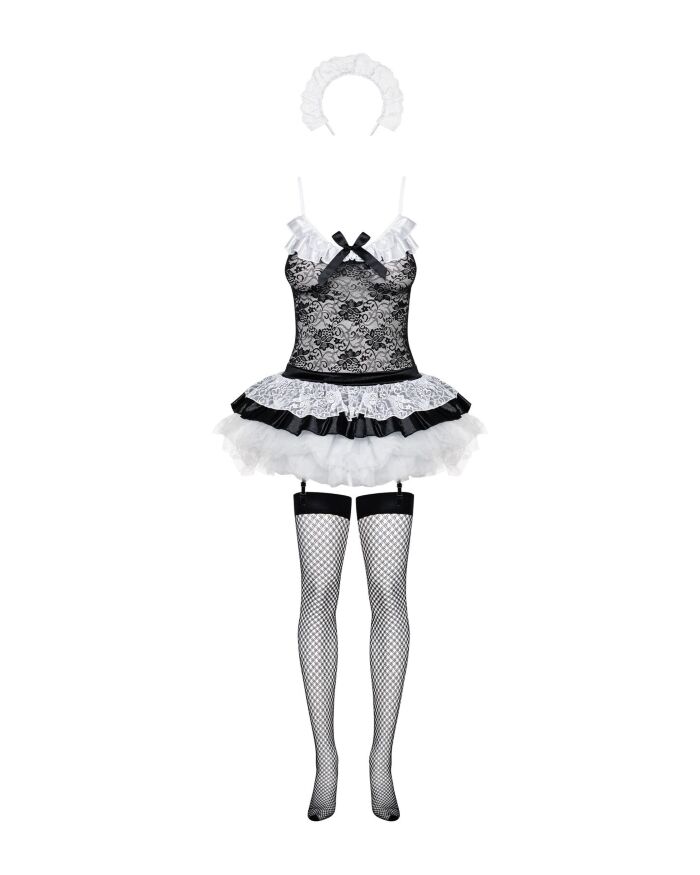 Костюм горничной "Housemaid" от Obsessive (5 предметов, размер S/M)
