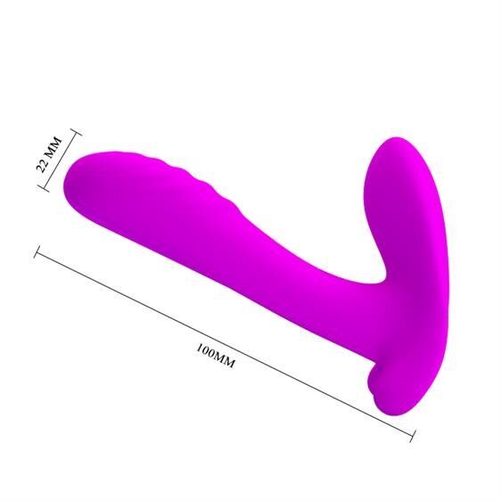 Розкішний вібратор для пар  Pretty Love Remote Control Massager Purple