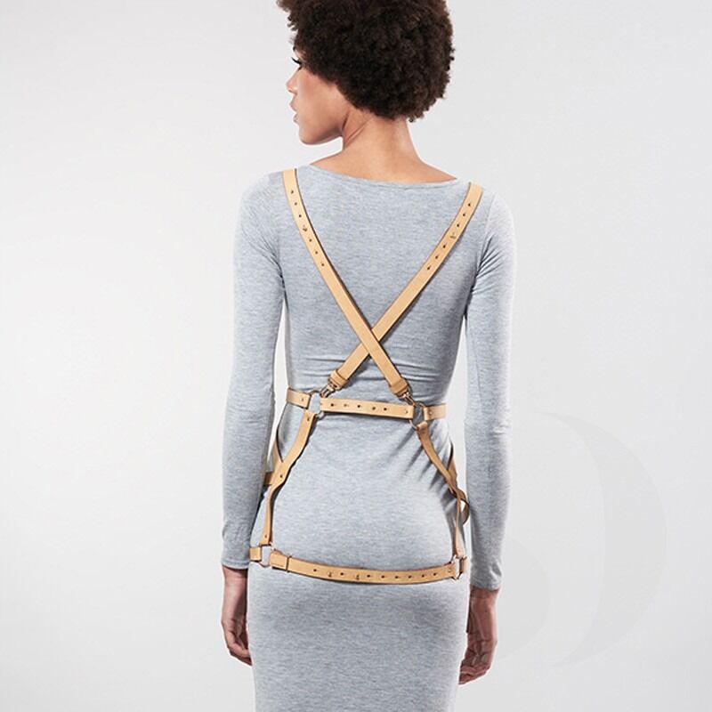 Портупея женская Arrow Dress Harness бежевая, One Size