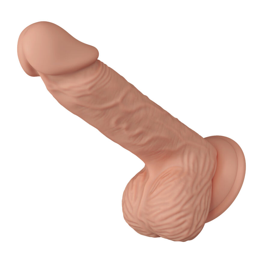 Фаллоимитатор на присоске с подвижной кожей Beautiful Encounter Catoblepas Dildo Flesh