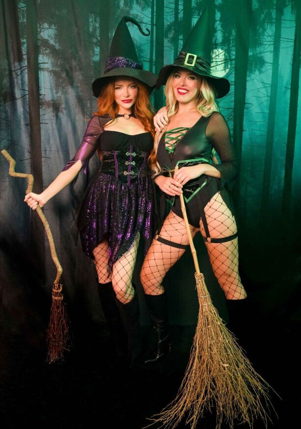 Костюм відьми Leg Avenue Mystical Witch S, сукня, капелюх