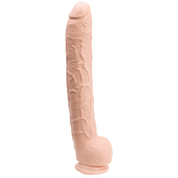 Фалоімітатор Doc Johnson Dick Rambone Cock White, діаметр 6 см, довжина 42 см, ПВХ