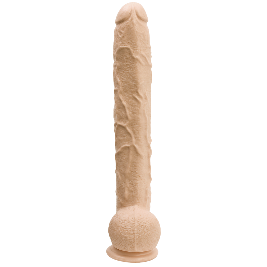 Фаллоимитатор Doc Johnson Dick Rambone Cock White, диаметр 6см, длина 42см, ПВХ