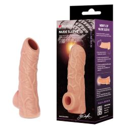 Насадка на член с открытой головкой Kokos Nude Sleeve NS 001 S