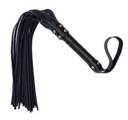 Флогер з натуральної шкіри Flirty Hard Leather - Dark Blue, BG-00003