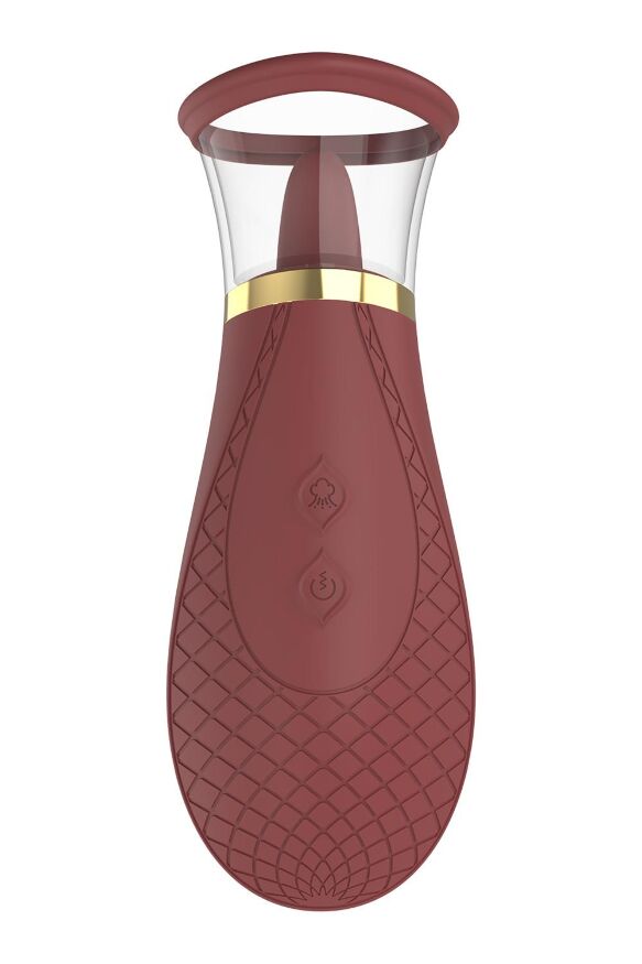 Всасывающий стимулятор с подвижным язычком Dream Toys ROMANCE ROXY