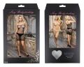 Платье-сетка с открытыми плечами со стразами Star Night бежевое, XS/M