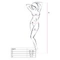 Бодістокінг з крупною сіткою Passion BS077 white