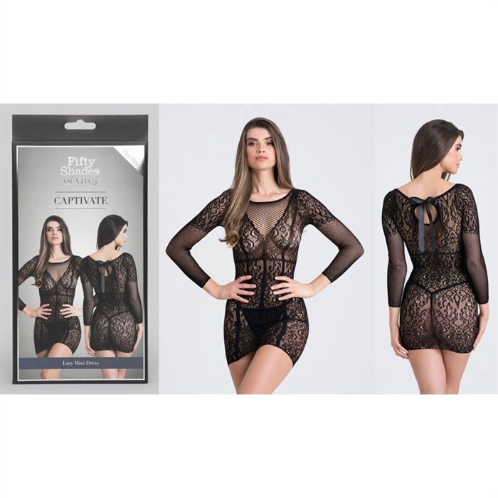Міні сукня Fifty Shades of Grey Long Sleeve Mini Dress one siz