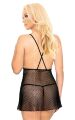 Пеньюар - Audrey, black - M/L