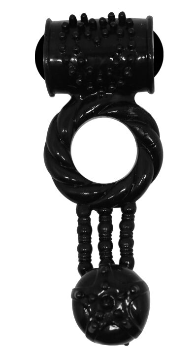 Эрекционное вибро кольцо с стимулятором клитора BAILE Sweet Vibration Ring, BI-014080-1