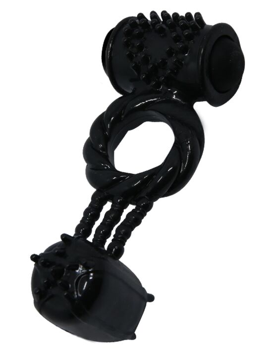 Эрекционное вибро кольцо с стимулятором клитора BAILE Sweet Vibration Ring, BI-014080-1