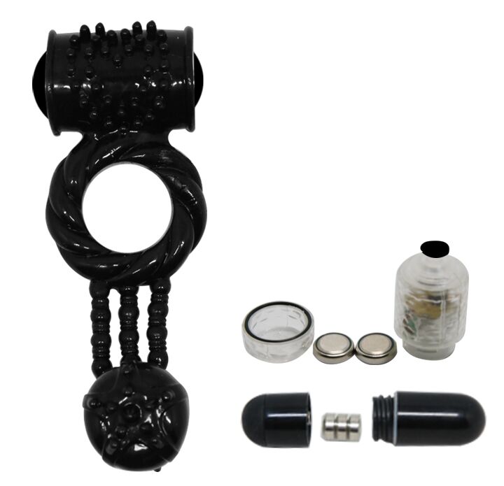Эрекционное вибро кольцо с стимулятором клитора BAILE Sweet Vibration Ring, BI-014080-1
