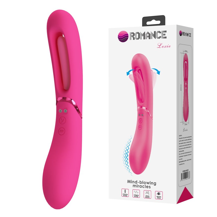 Вібромасажер для стимуляції точки G PRETTY LOVE ROMANCE - Lexie Pink, MC63