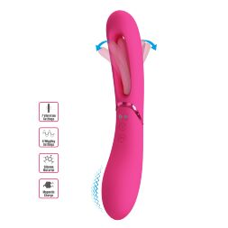 Вібромасажер для стимуляції точки G PRETTY LOVE ROMANCE - Lexie Pink, MC63