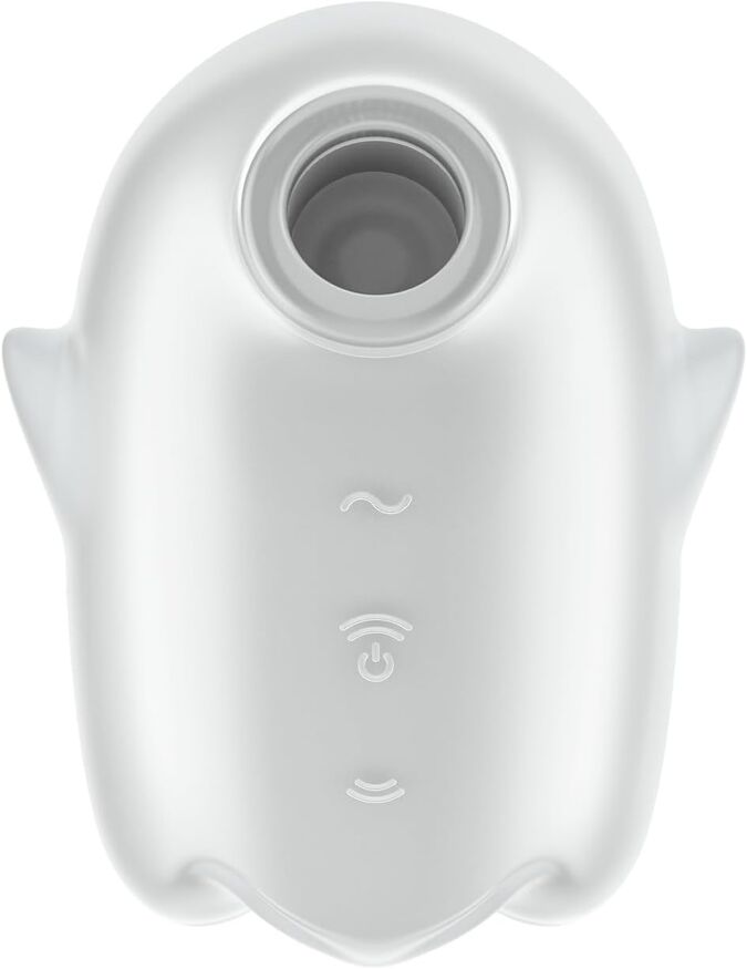 Симулятор орального сексу з вібрацією - Satisfyer Glowing Ghost White