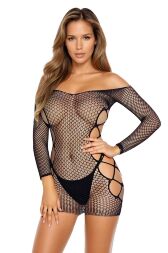 Платье - Dress 3025, black - One Size