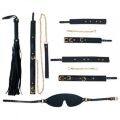 Набор бондажный BadKitty BondageSet blue/gold